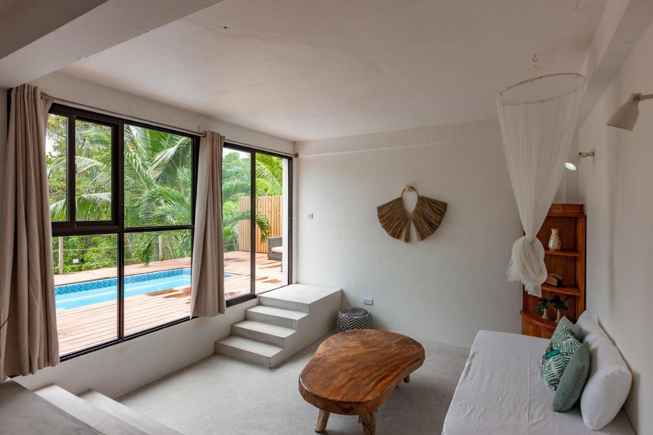 La Pointe Beach Huts เบเซนต์แอนน์ ภายนอก รูปภาพ