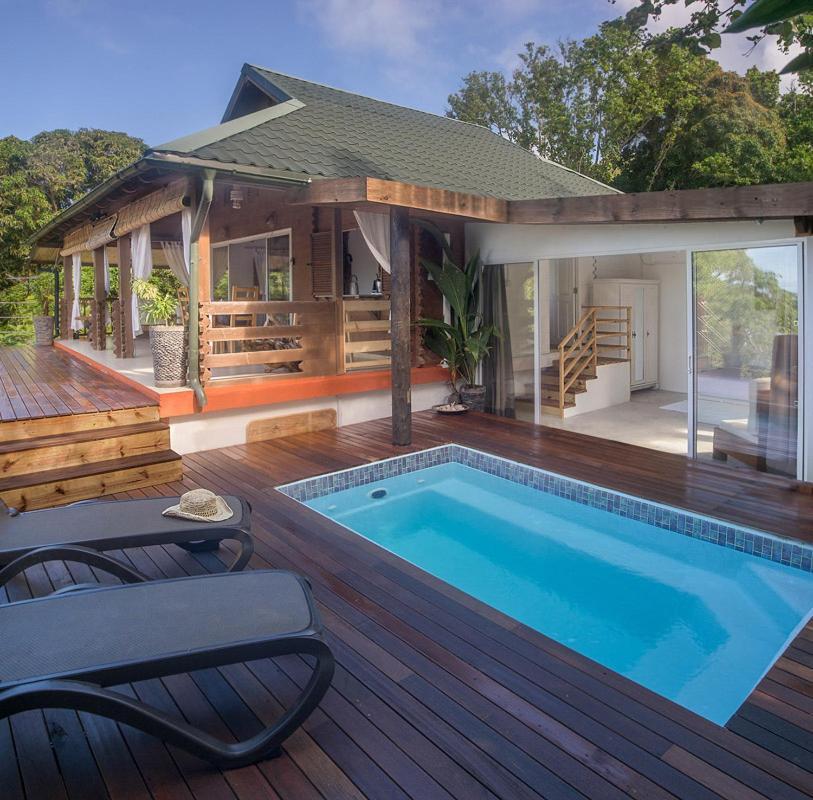La Pointe Beach Huts เบเซนต์แอนน์ ภายนอก รูปภาพ