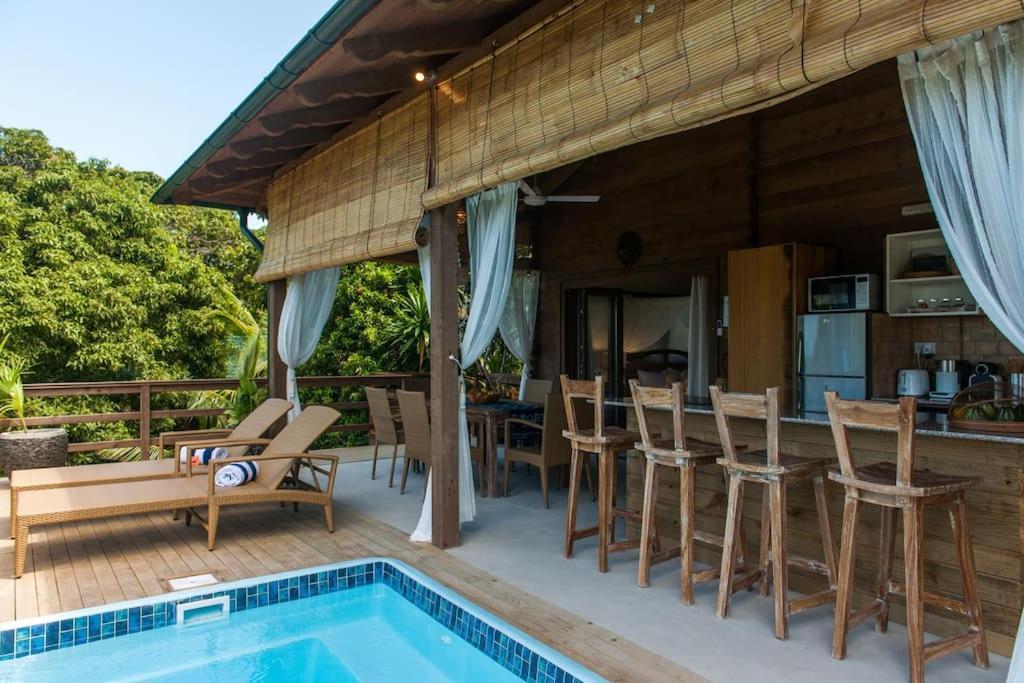 La Pointe Beach Huts เบเซนต์แอนน์ ภายนอก รูปภาพ